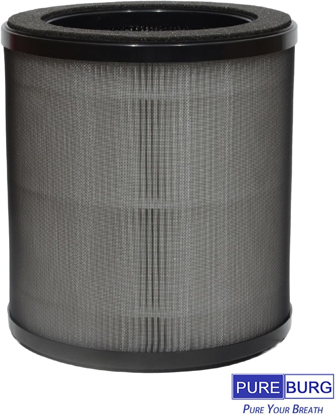 PUREBURG Replacement Filter Compatible with Coway AIRMEGA 50 Air Purifier,2-Pack H13 HEPA Activated Carbon 3-Stage Filtration Air Clean Dust VOCs Odor - Image 5