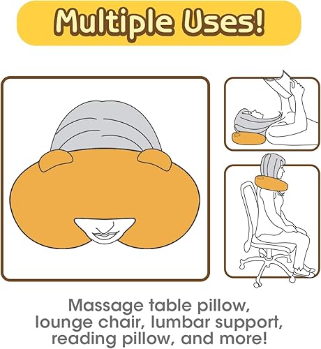 Miniatura 98 de H HOMEWINS Travel Pillow for Kids,Cute Animal Neck Pillow for Boys Girls,Soft Neck Head Chin Support Pillow,Travel Accessories for Airplane, Car