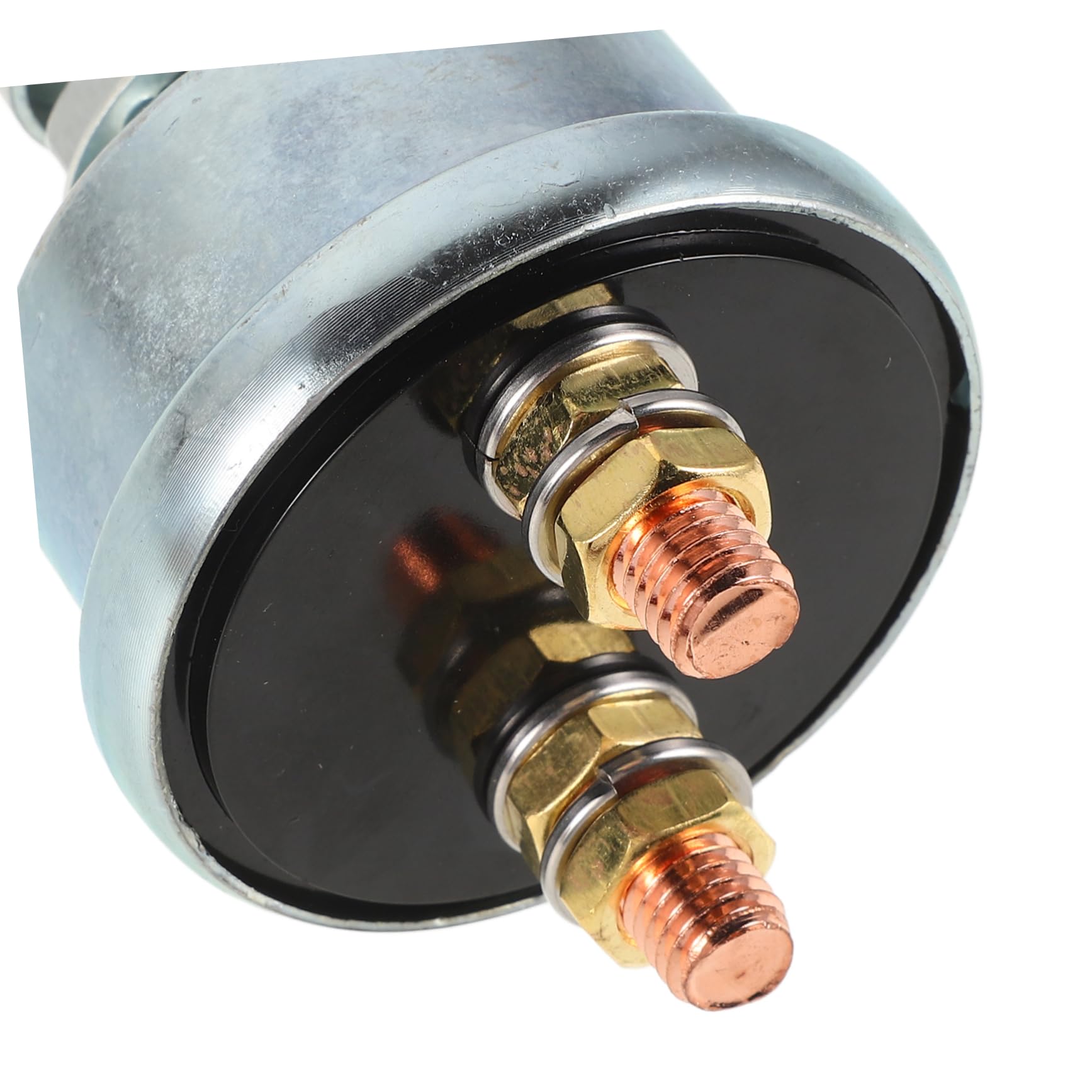 Amosfun 4 Piezas Interruptor de corte de batería cambiar Marina terminales llave bote interruptor de desconexión de batería 12v aislador de desconexión de de coche aluminio Plata