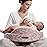 Momcozy Innovative Safety Guard Nursing Pillow - Firm & Springy Memory Foam - Stable, Ergonomic Support & Comfort - Wider Breastfeeding Cushion, Adjustable, Removable Cover, Baby Safety Certified