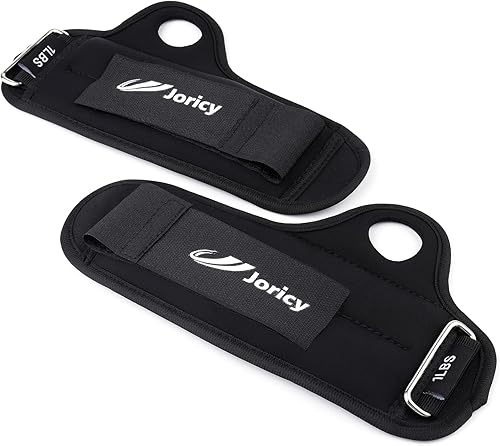 Miniatura 8 de Pesas de muñeca con trabillas para el pulgar para mujeres, hombres y niños, 1 par de 2, 3, 4, 5, 6 libras, pesas de brazo y tobillo, guantes con