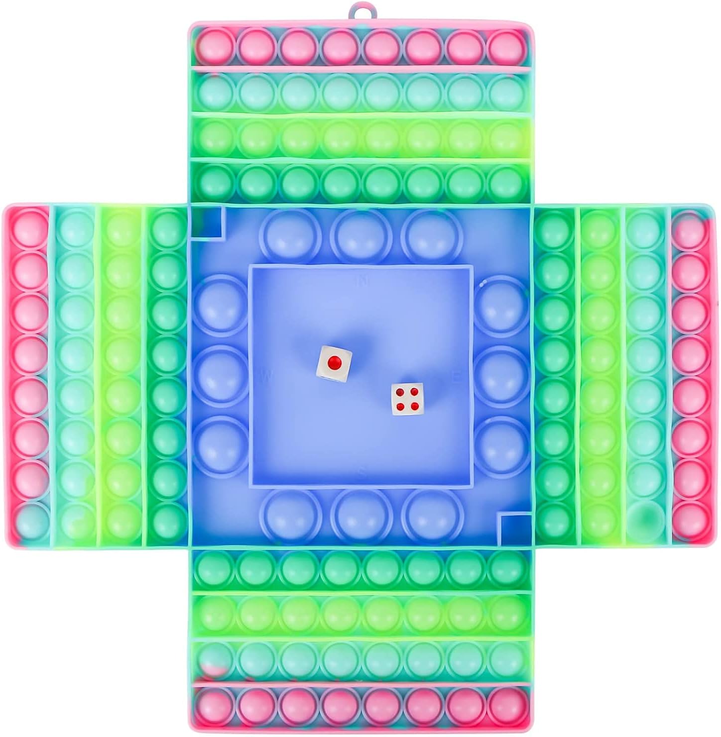Bubbles Big Size Square Pop Bubble Sensory Fidget Toys for Kids Autism and Adult Anxiety Easy to Grasp Pop Silicone Toy