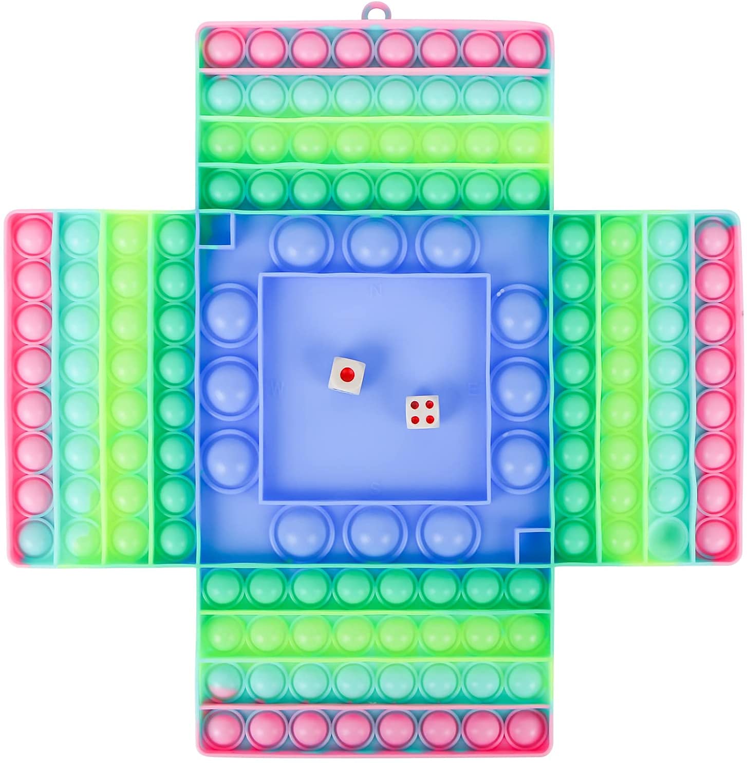 Bubbles Big Size Square Pop Bubble Sensory Fidget Toys for Kids Autism and Adult Anxiety Easy to Grasp Pop Silicone Toy