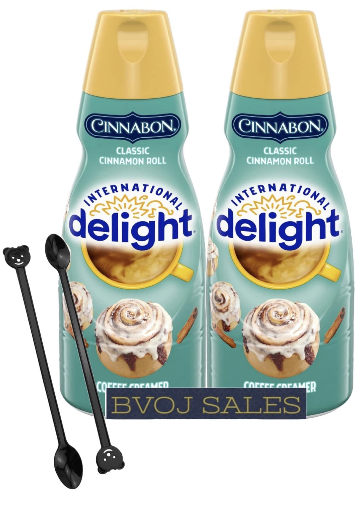 Buy Classic Cinnabon Cinnamon Roll Coffee Creamer Bundle. Includes Two