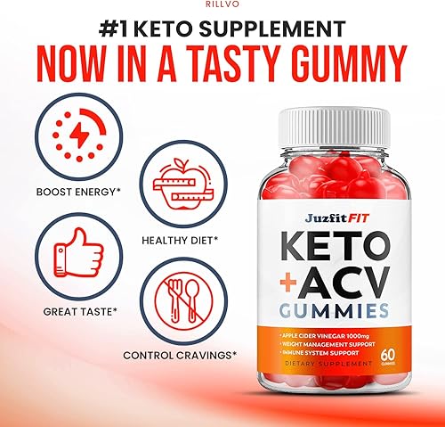 Miniatura 3 de JuzFit Keto Plus ACV Gummies Juz Fit Justfit ACV Advanced Keto Formula Shark Plus Vinagre de sidra de manzana Keto Tank Gummies Suplemento dietético