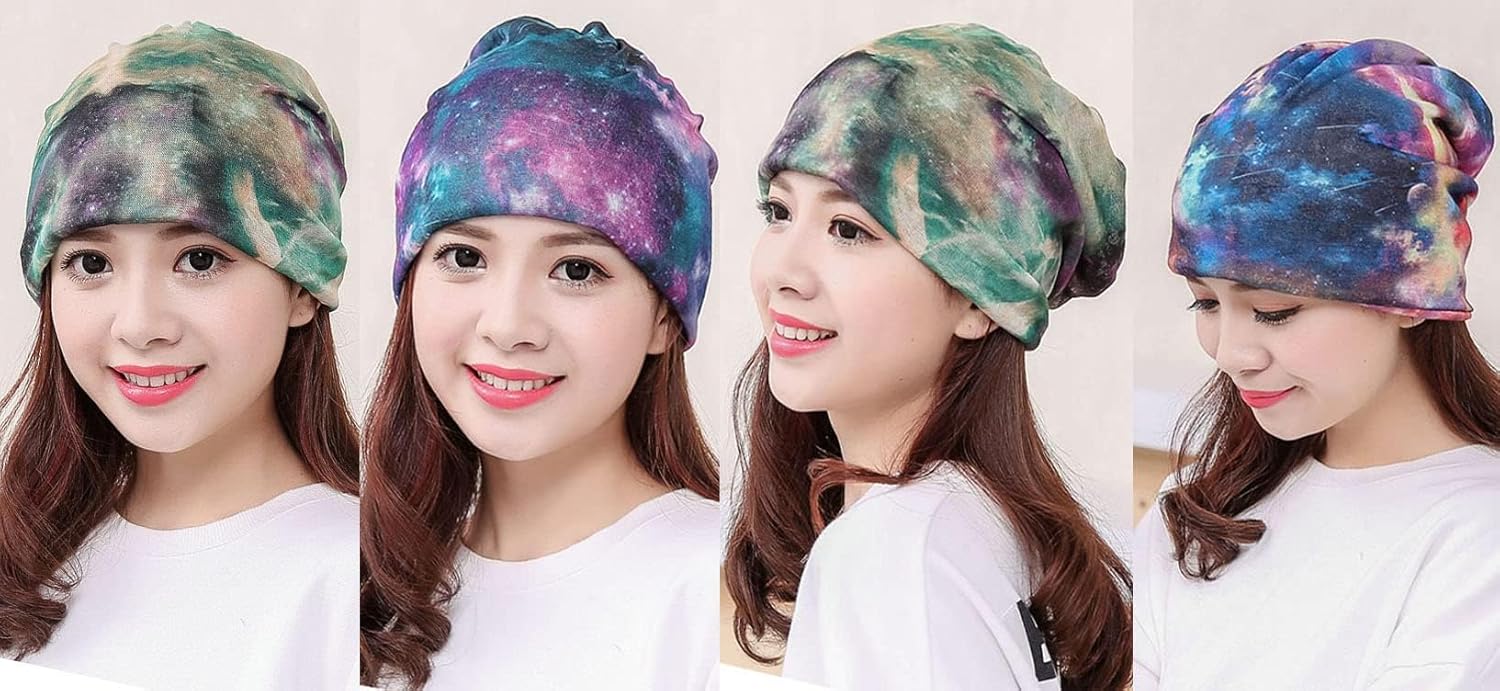 Women's Baggy Slouchy Beanie Chemo Hat Cap Scarf - Image 6