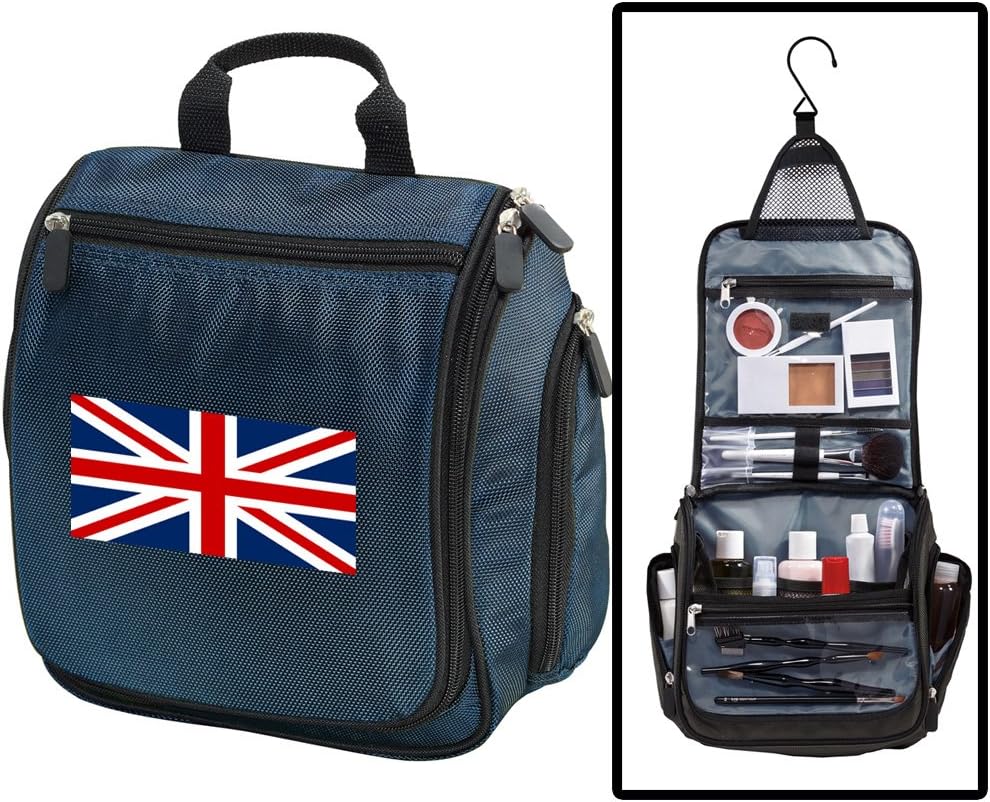 Broad Bay UK Flag Toiletry Bag Or Hanging Mens England British Flag United Kingdom Shaving Kit