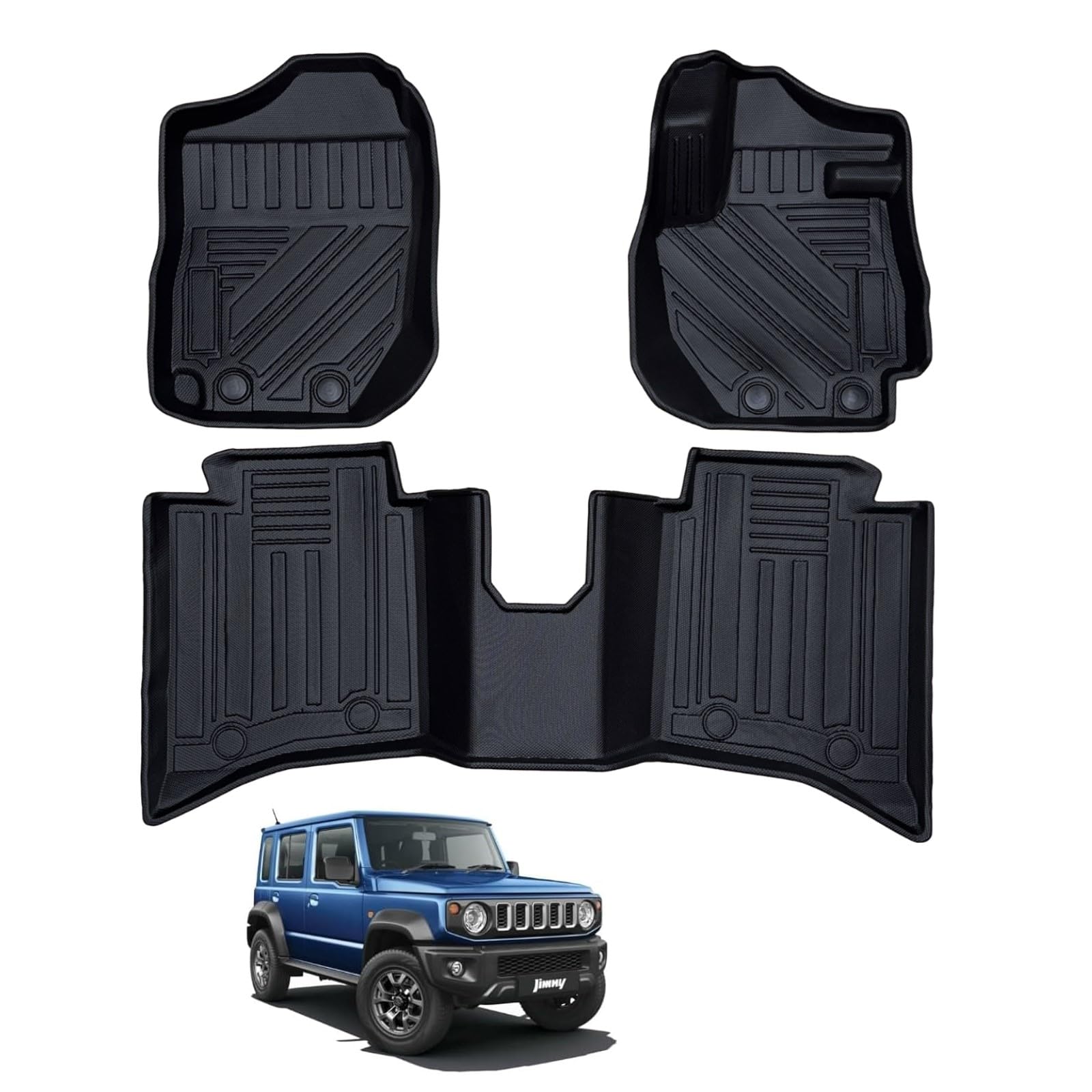 Amazon | ジムニーノマド JC74W AT車専用 3D フロアマット 1列目+2列目
