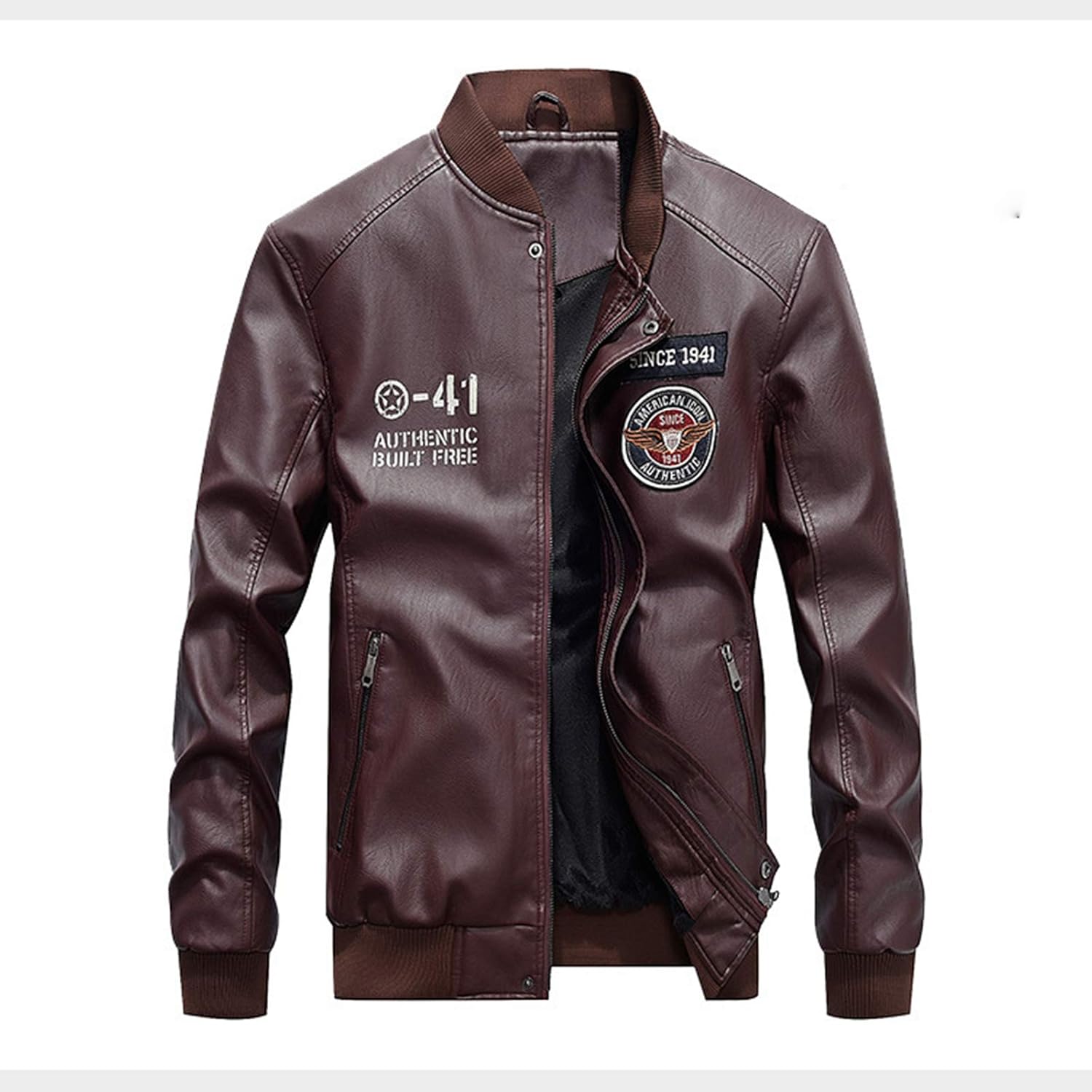 Jaqueta masculina de couro para motociclista e veludo para manter o calor em promoção! Veja a oferta e mais achadinhos de Jaquetas & Casacos 9 Hoje é o melhor dia para comprar Jaqueta masculina de couro para motociclista e veludo para manter o calor com aquele preço maroto! Promoção! Aproveite a oferta! 9