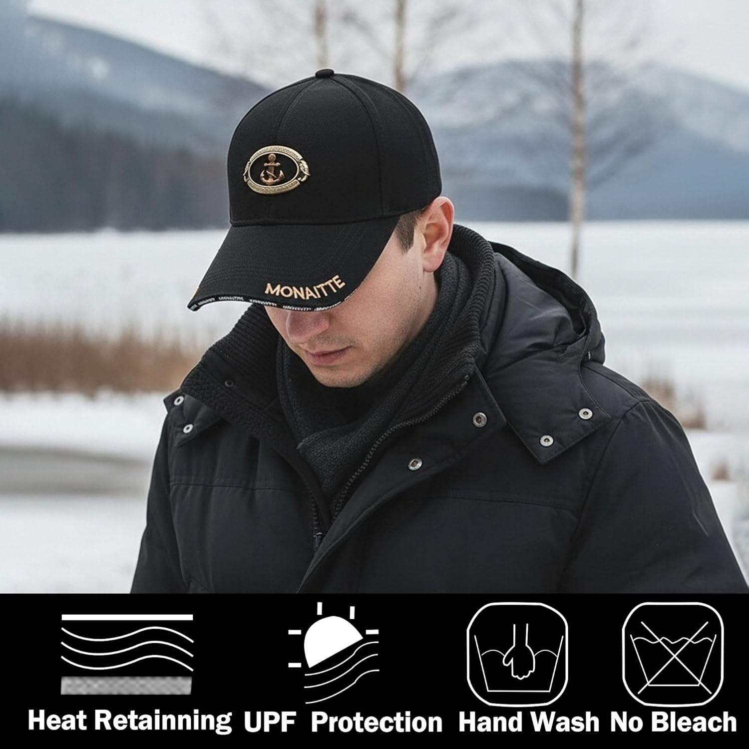 Cotton Baseball Caps for Men with Anchor Womens Ball Caps Embroidery Golf Dad Hat Coach Cap for Outdoor Adjustable