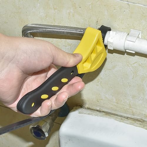 Miniatura 6 de AccEncyc Paquete de 2 llaves de correa llaves de cinturón de fontanería juego de llaves de filtro de aceite abridor de tarros llave de tubo para