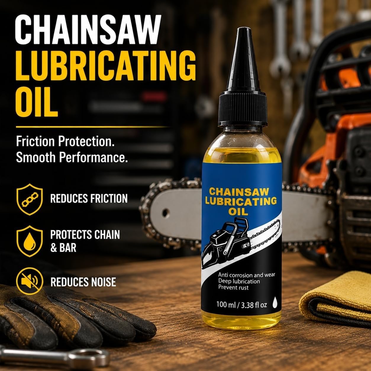 Olio Barra E Catena Motosega Lubrificante Antiusura