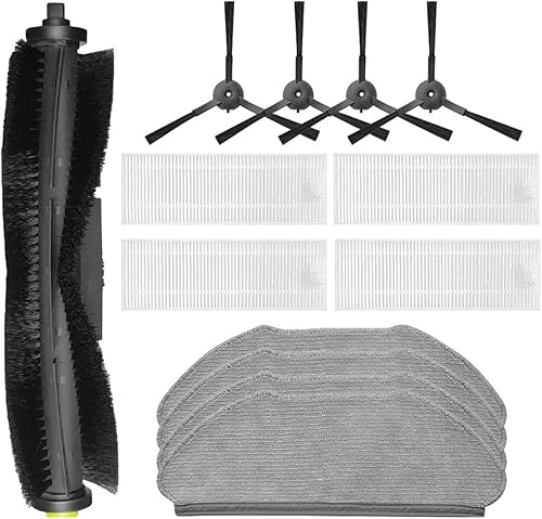 Miniatura 12 de McbeAn Repuesto compatible con aspiradora robótica 360 S10 X100 Max, piezas de repuesto, paño de trapeador, cepillo principal, cepillo lateral, 8