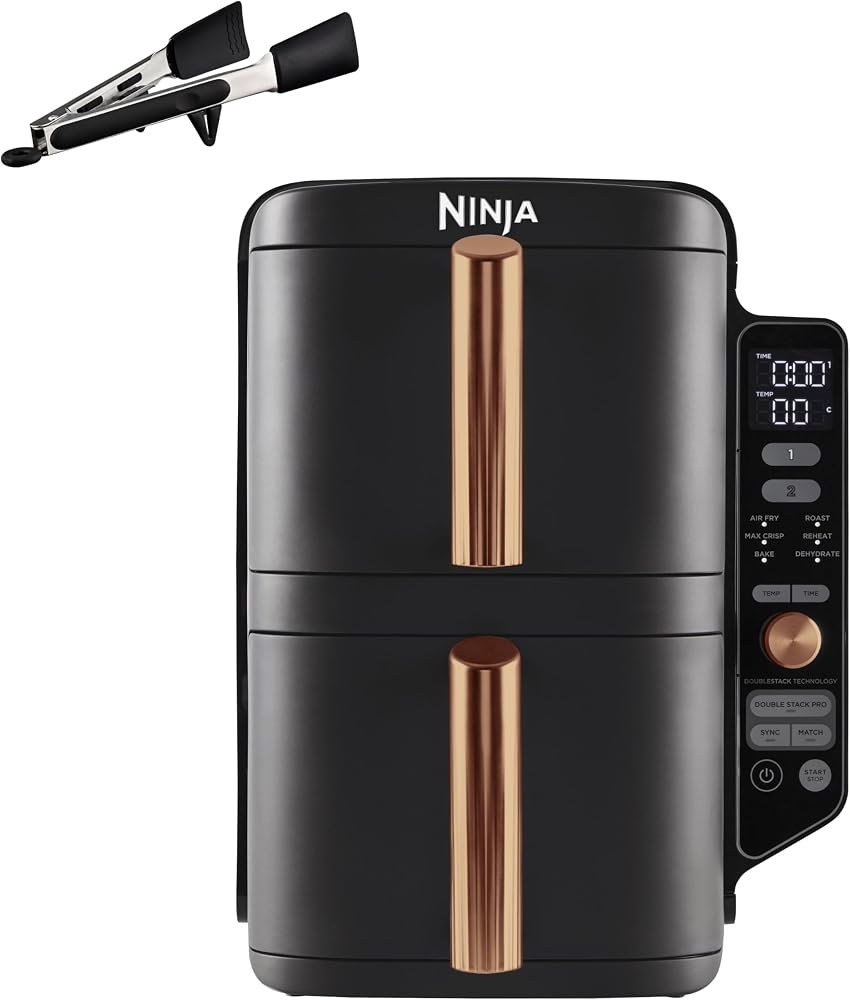 Ninja Double Stack XL Air Fryer, Friteuse sans huile Verticale SL400EUCP
