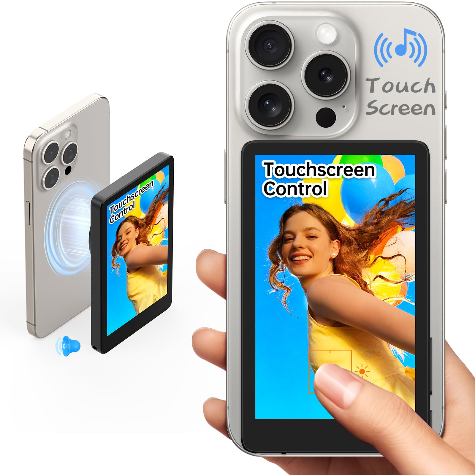 monitor touch screen 4k vlog 4 inch audio同步