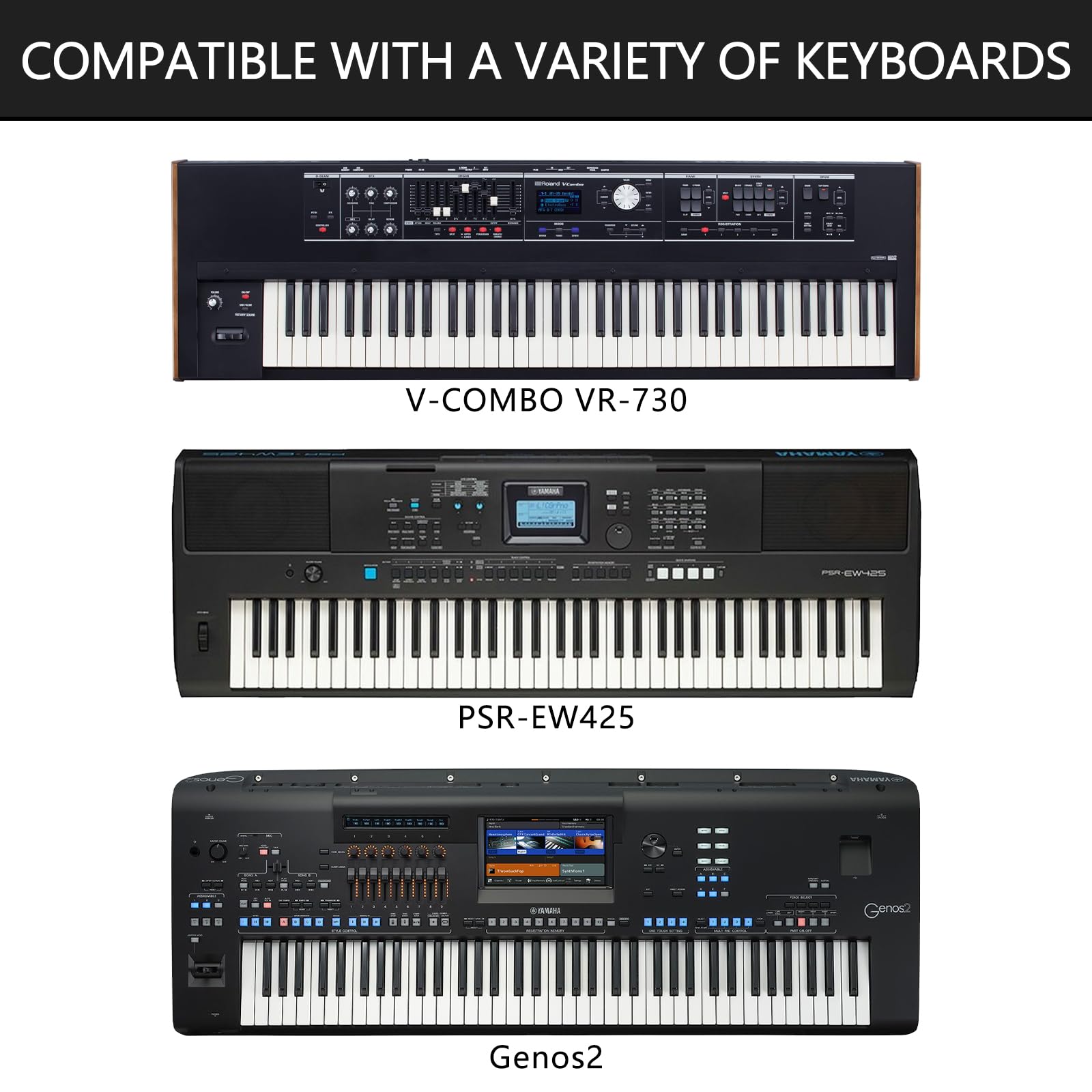 Đàn Organ Yamaha PSR-EW425 di động, dành cho học tập, trình diễn - Việt