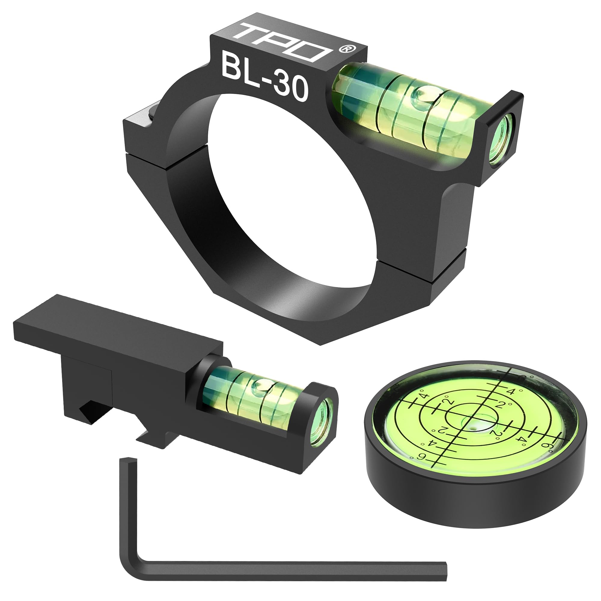 30mm Tube Anti-Cant Rifle Scope Bubble Level for Precision Long-Range Shooting (30mm Scope Leveling Kit)