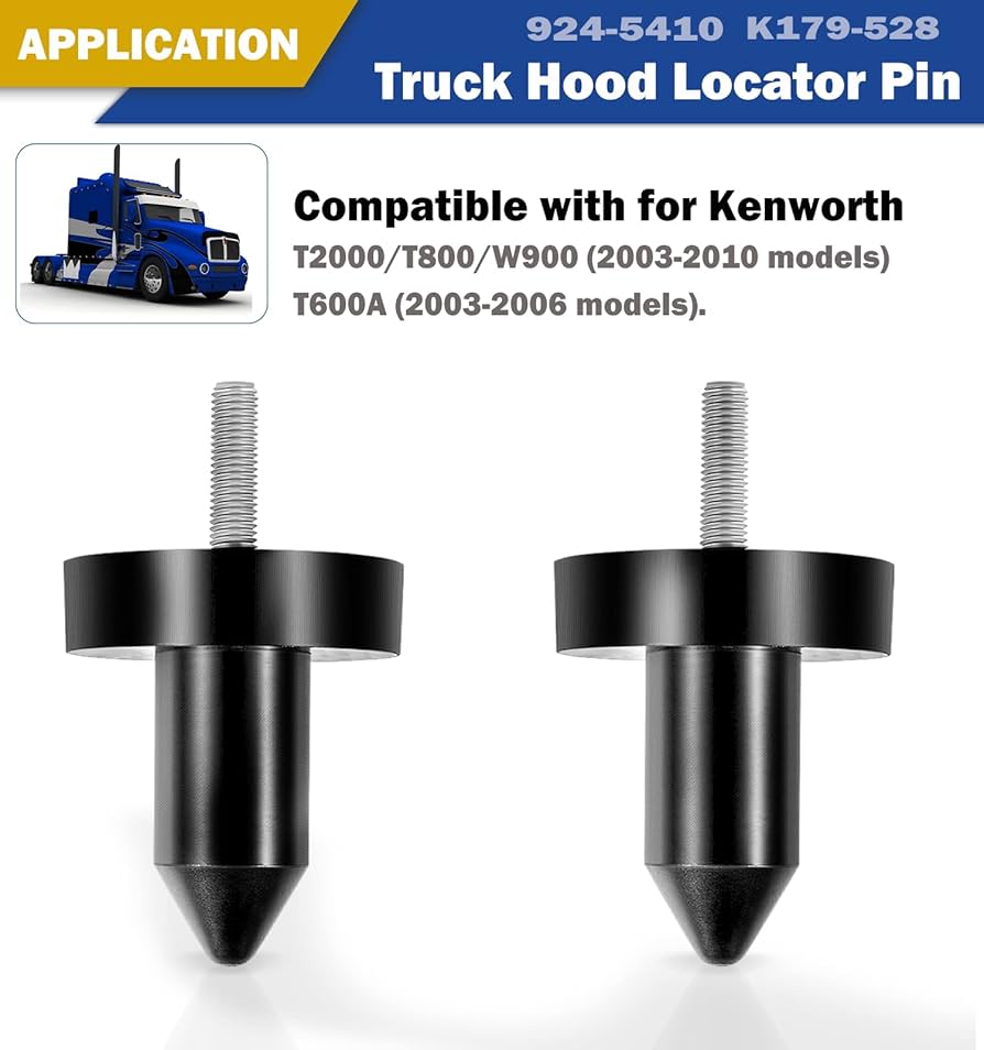 Amazon.com: 924-5410 Hood Pins Kit for Kenworth T600/T600A, T800