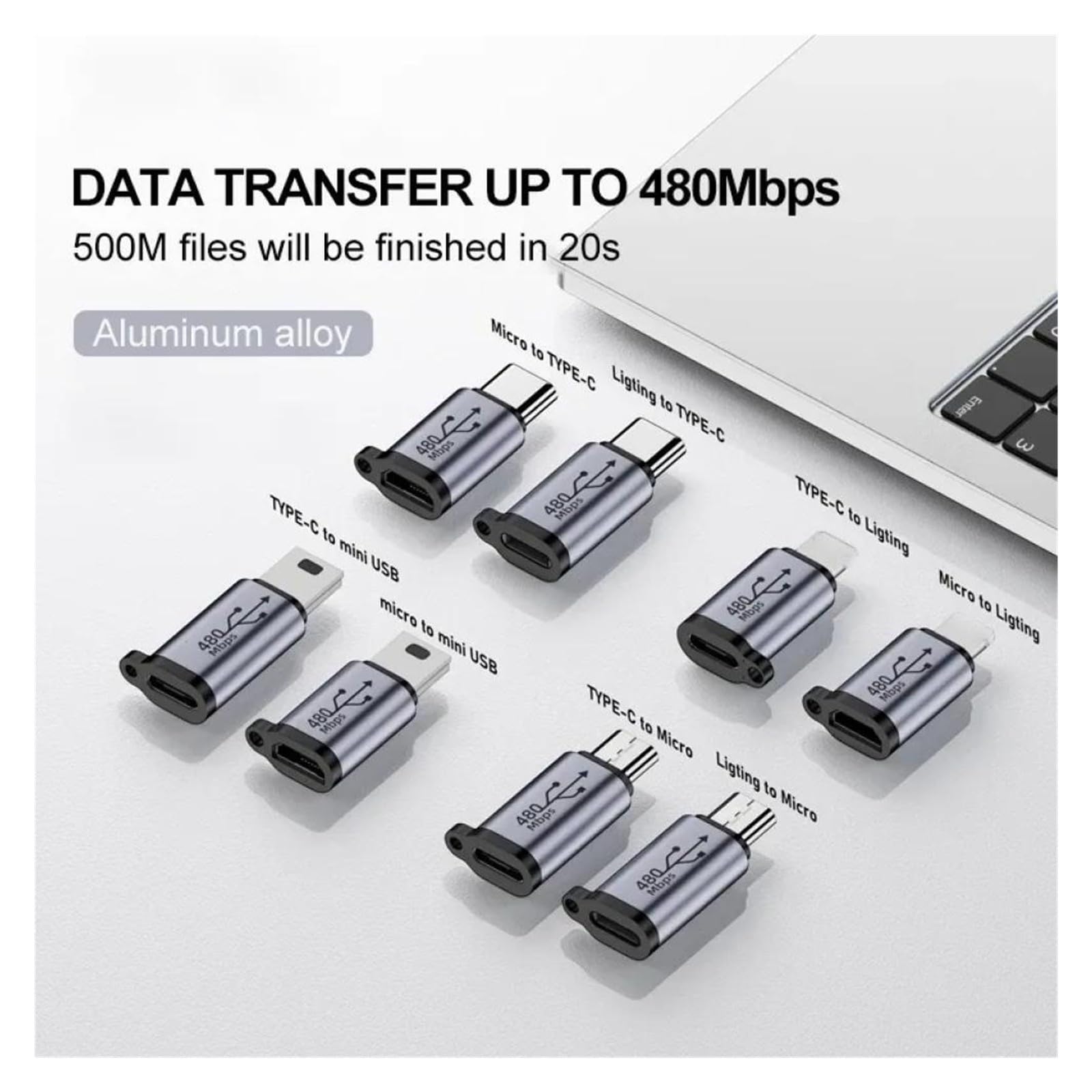 Adattatore da USB Type-C a USB-A maschio-femmina