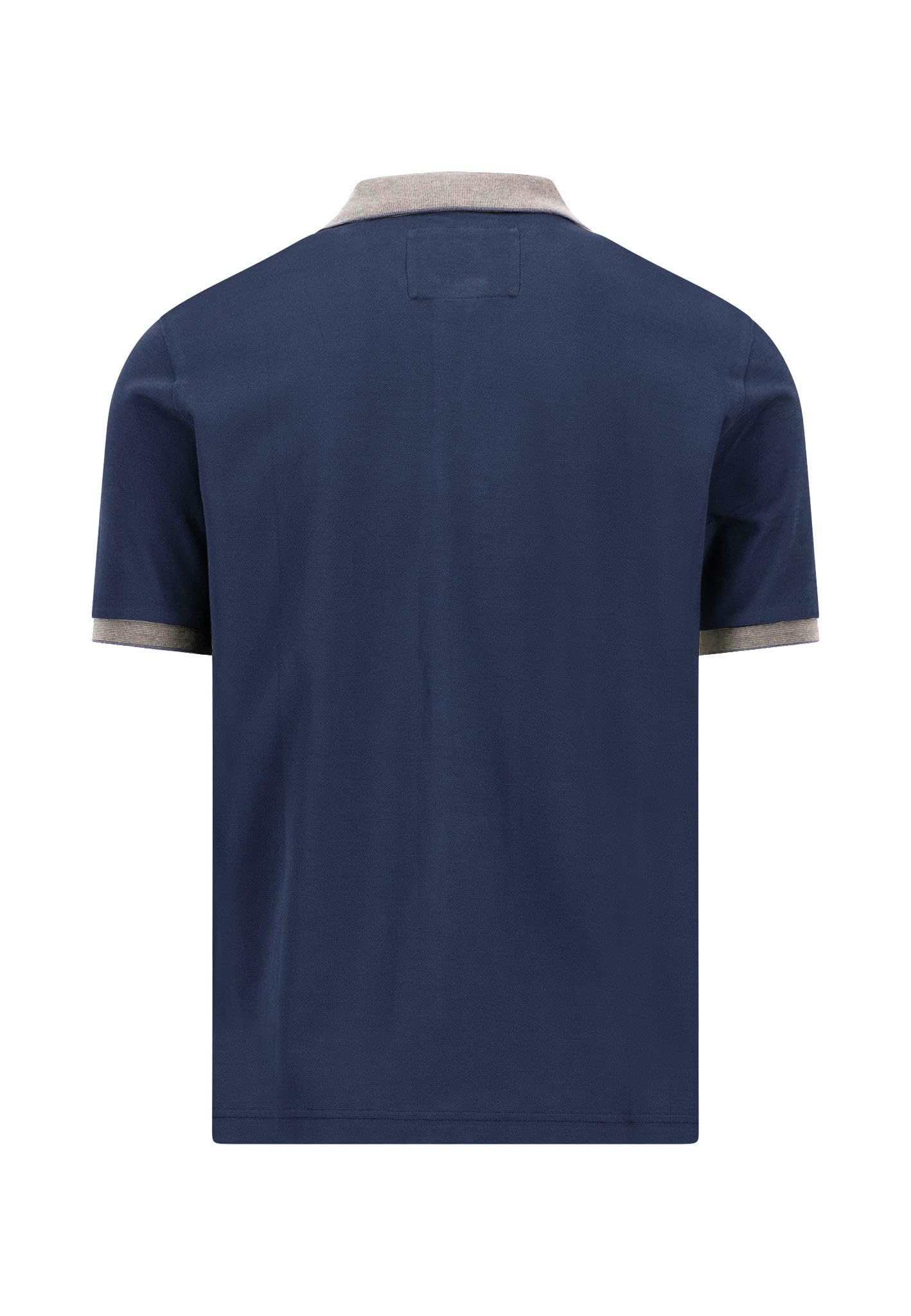 FYNCH-HATTON Poloshirt aus Baumwolle mit Kontrastdetails