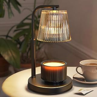Candle Warmer Lamp with Timer Dimmable - Adjustable Electric Wax Melt Wa...