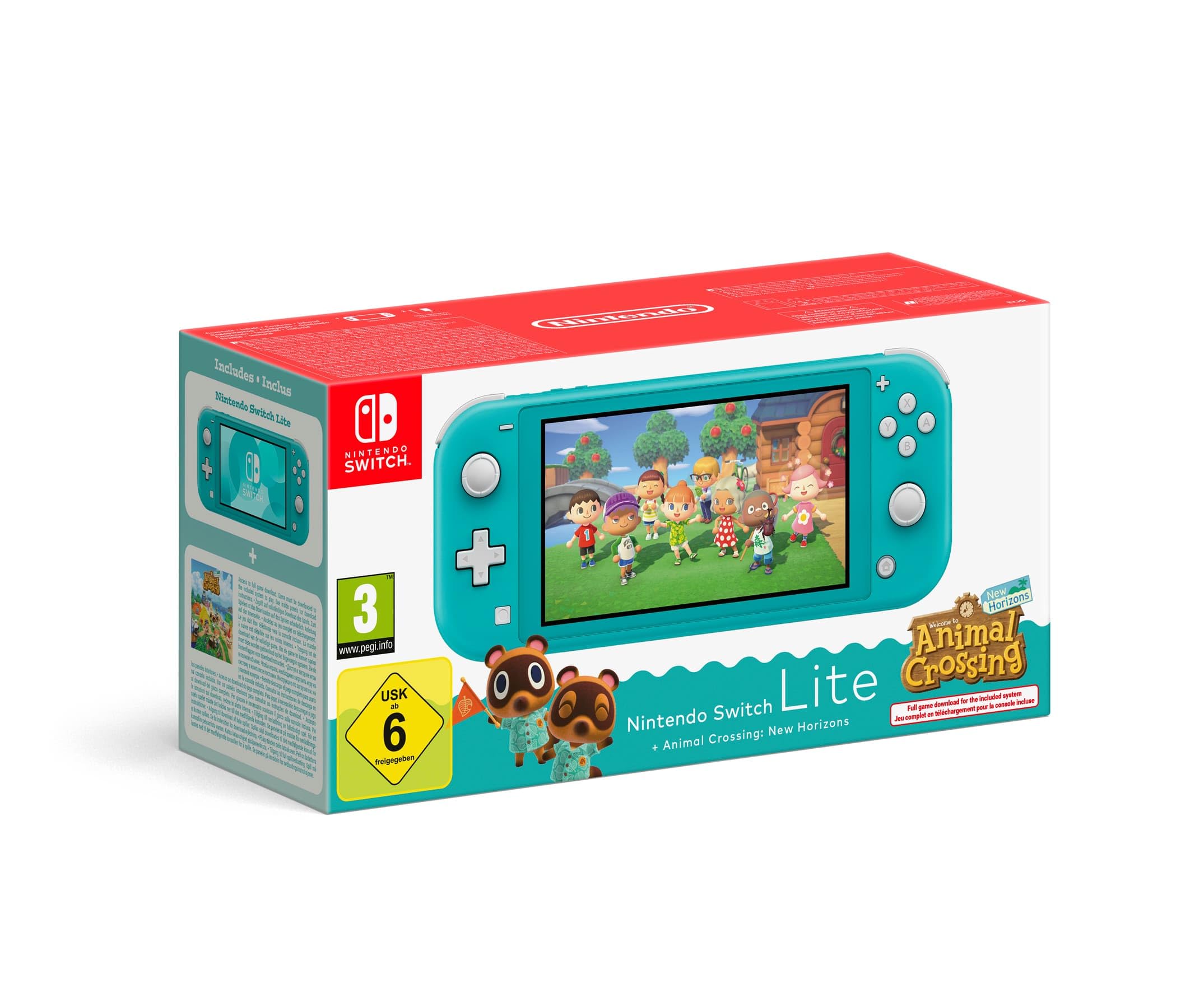 Nintendo Console Switch Lite + Animal Crossing: New Horizons