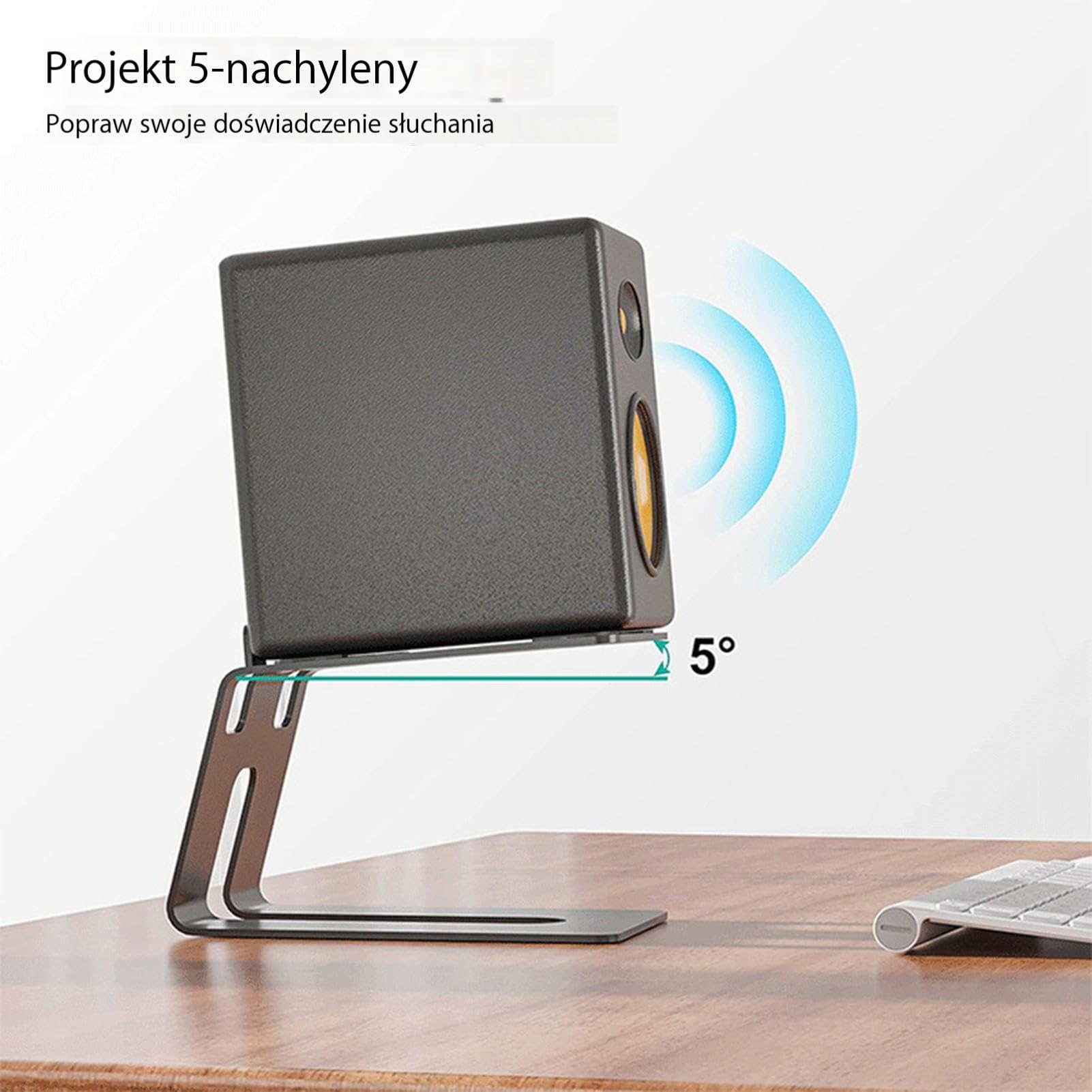 Stojaki na monitor studyjny z regulacj? wysoko?ci, uchwyt na biurko z podwójnym monitorem, stojaki na monitor studyjny, podpórka pod stojak, stojak na g? ?nik komputerowy i lepsze wra?enia d?wi?kowe