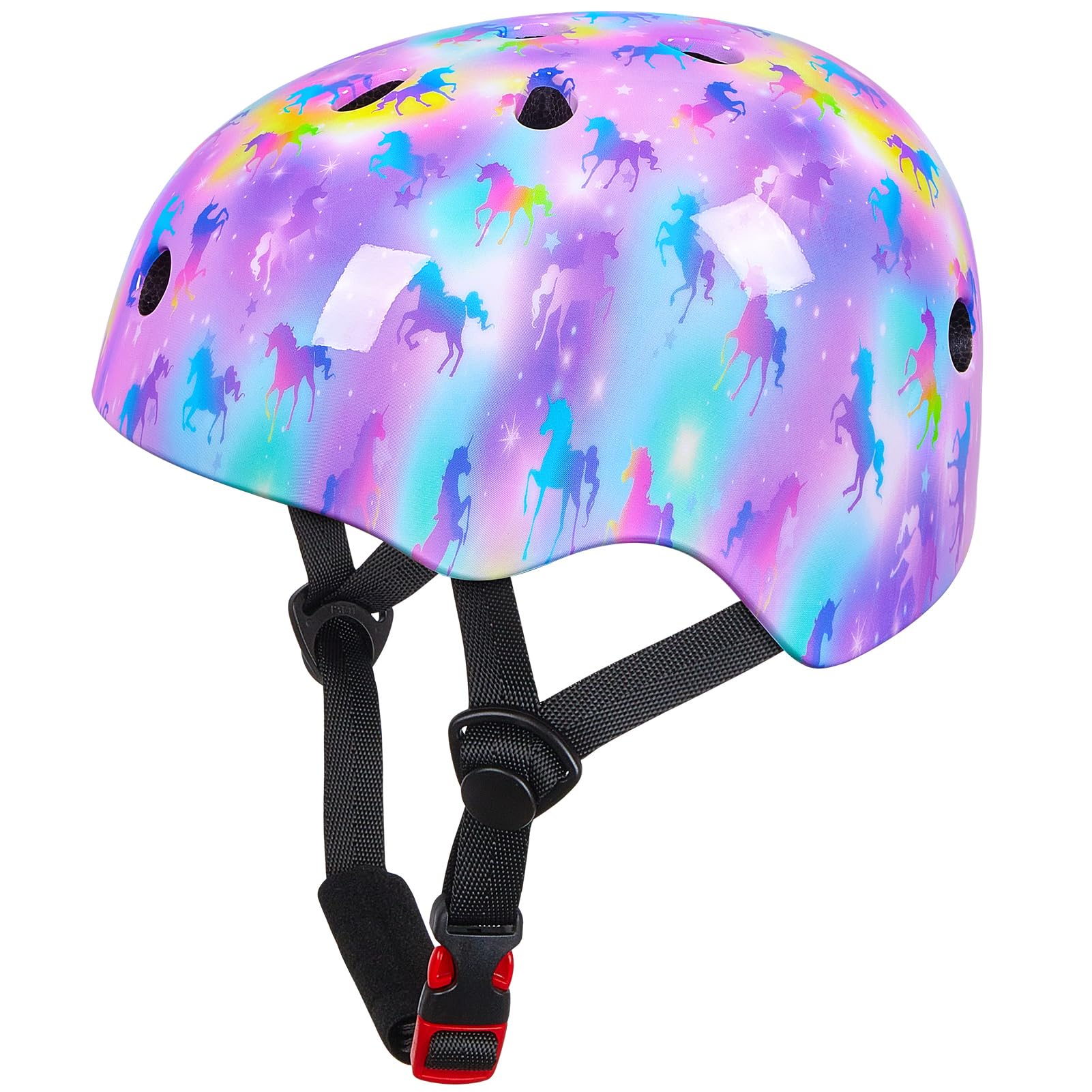 MHJY Casco Bici Bambino Casco Bicicletta Bambina Protezioni Della Testa per Skateboard Skate Moto Monopattino Regolabile per Ragazze e Raga