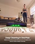 KIPMAX Cordless Vacuum Cleaner, 45KPa 450W Stick Vacuum for Pet Hair & Hardwood/Carpet, Lightweight Vacuum Cleaners, 55Min Runtime Self-Standing Anti-Tangle, Aspirateur Balai Sans (X10)