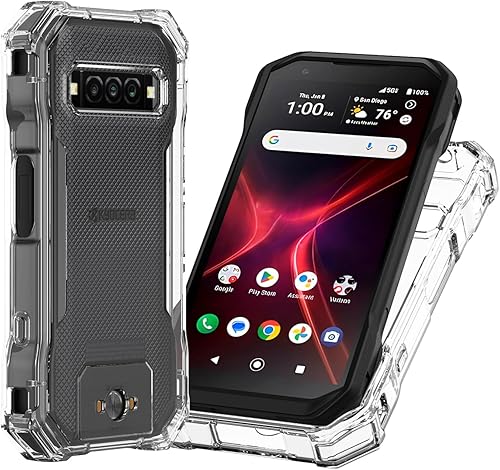 Ailiber Funda para Kyocera DuraForce Pro 3, con protector de pantalla de vidrio templado, protección de estructura de 2 capas, parachoques de