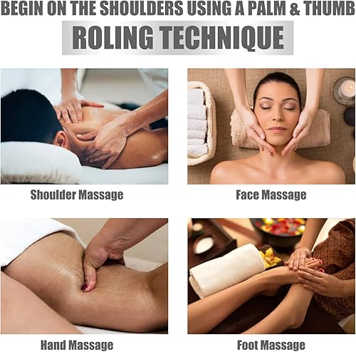 Miniatura 5 de Masajeador de calor de mano con cableinalámbrico, masaje profesional de vibración de carga USB para cuello, piernas, manos, 2 nodos de masaje, 1