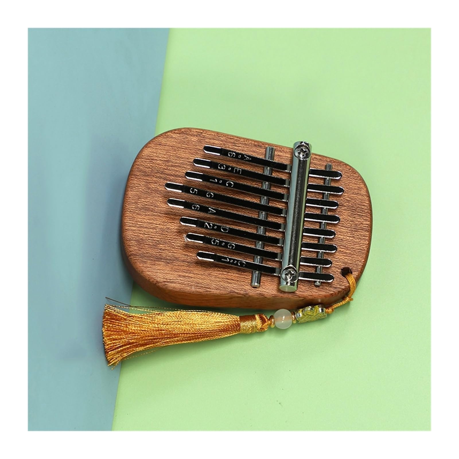 Kalimba Retro owalne pianino kciukowe MINI kalimba mini o średniej 8 tonacji