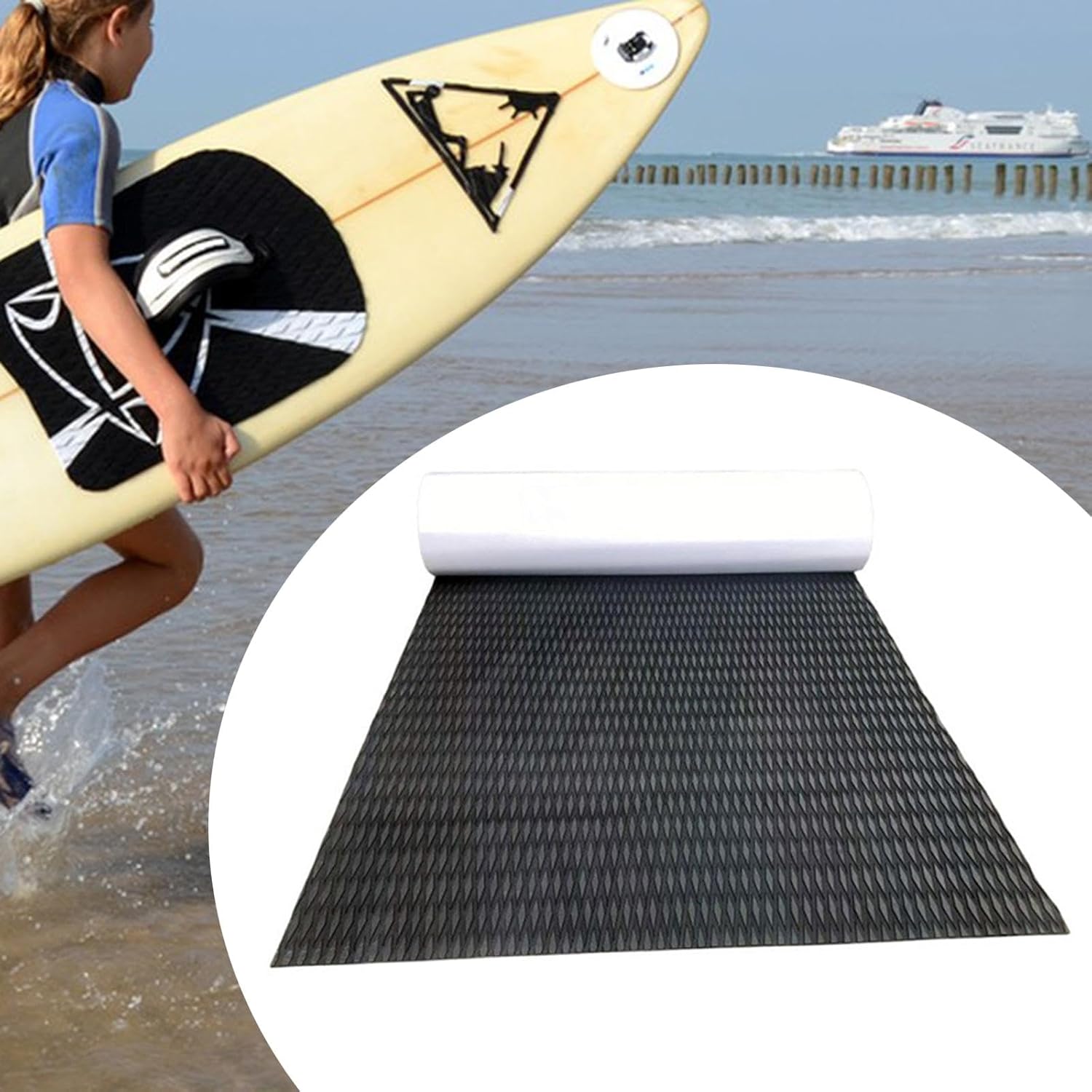 レジンアート サーフボード 貝殻 No1 海を感じるインテリア ターコイズ