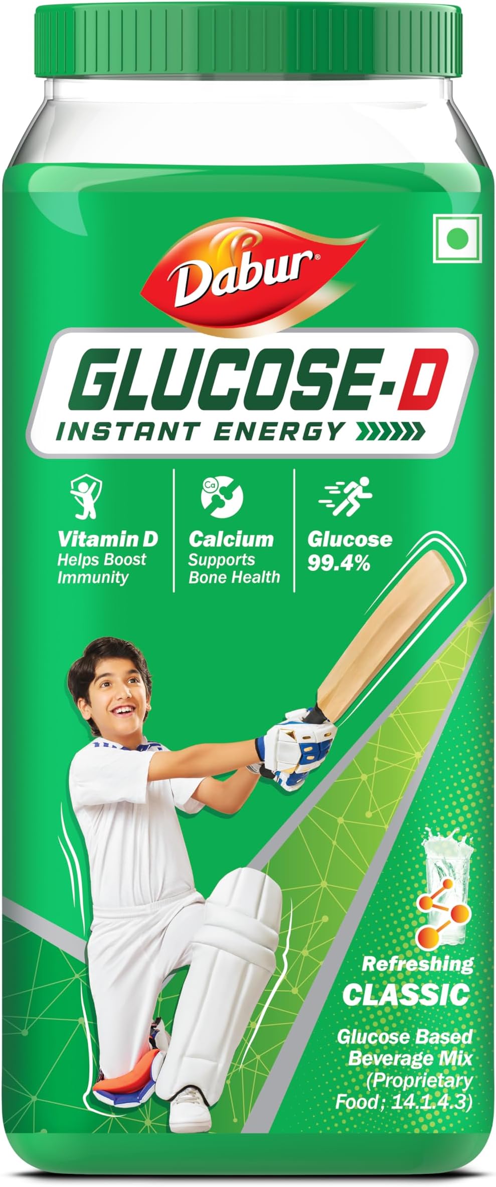 Glucose-D Instant Energy Drink Powder - 1kg | With Vitamin D & Calcium | Refreshing Glucose Beverage | Easy-to-Mix Energy Formula