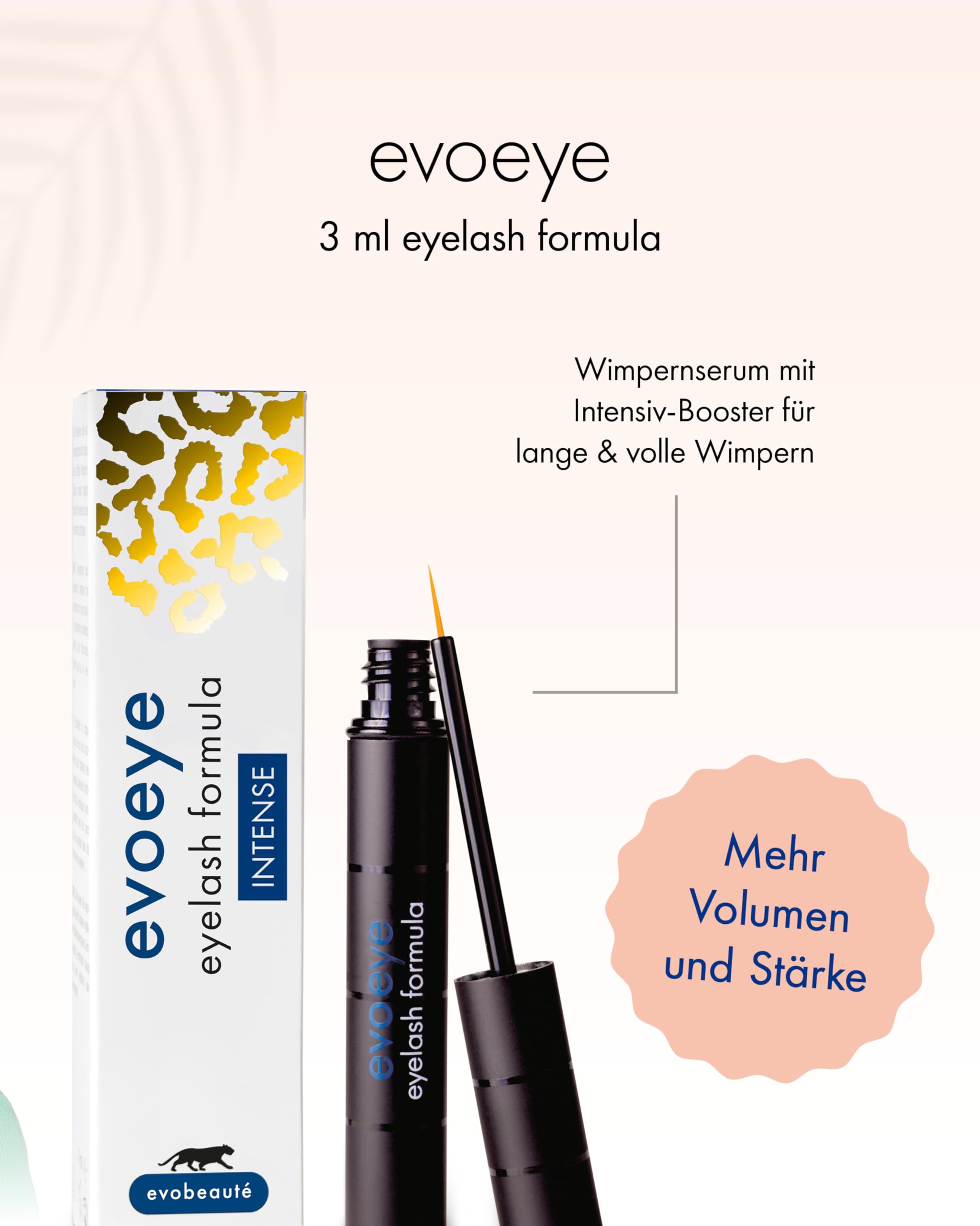 Evoeye eyelash INTENSE lash intensifying serum, 3ml - lash booster
