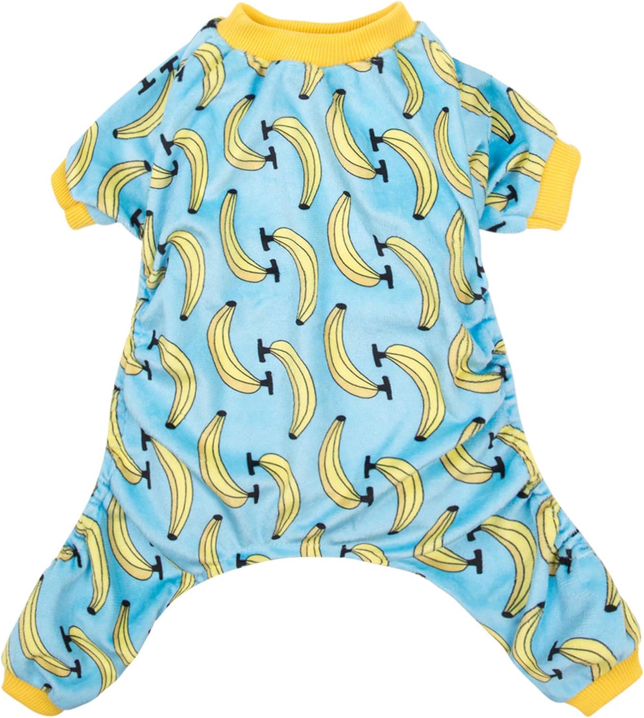 CuteBone(XL, Banana) - Dog Pyjamas Banana/Strawberry Dog Apparel Dog Jumpsuit Pet Clothes Pyjamas P060230