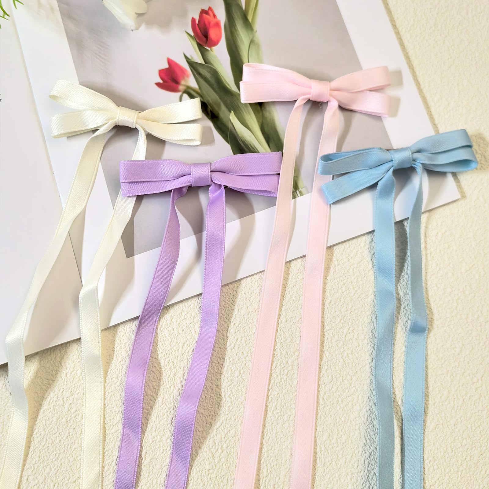 Amazon.com : Double Hair Bows For Girls Cute Hair Clips For Women