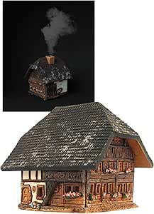 Midene keramisch huis kegel wierookbrander kamer decor handgemaakte collectible klei miniatuur huis van historisch huis in Frankfurt R370 minihuis - België