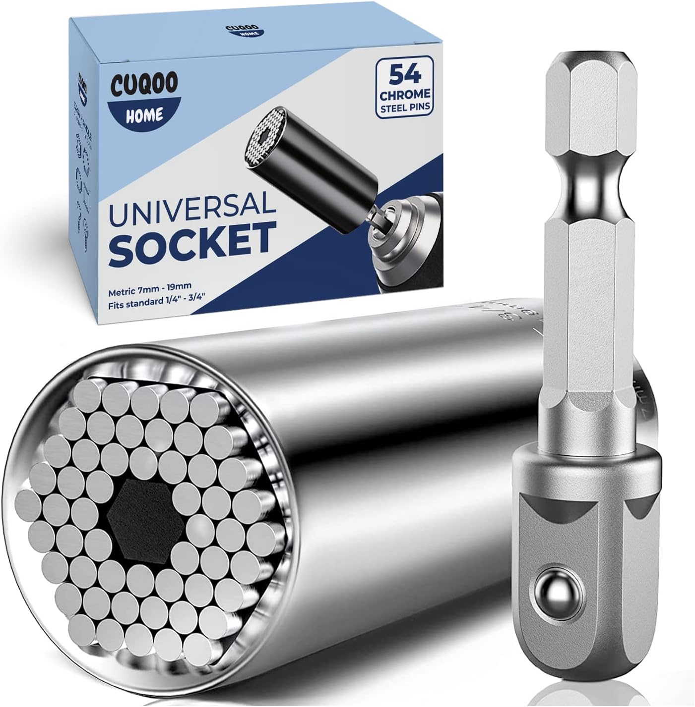 CUQOO Premium Universal Socket Wrench Tools for Men – Exceptional DIY ...
