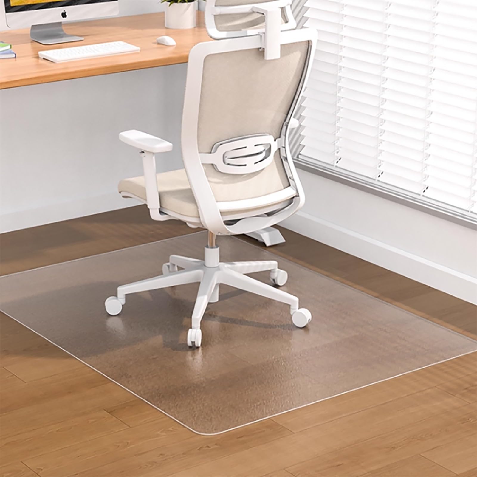Heavy Duty Office Chair Mat for Hardwood Floor PVC Clear Desk Chair Mat Floor Mats for Office Chairs