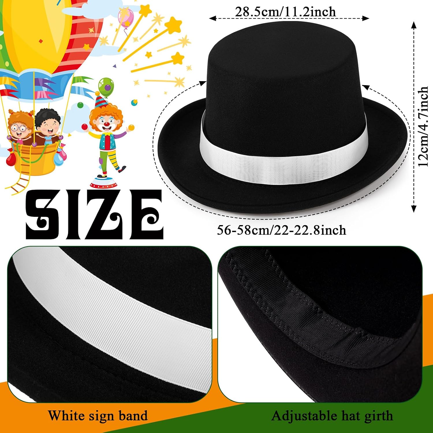 Shihanee Halloween Victorian Top Hat