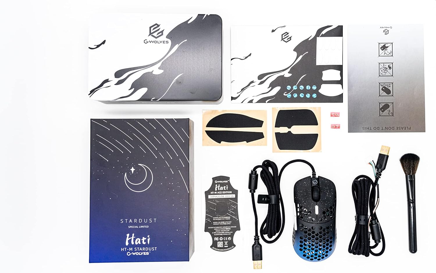 Tесh Dеаlѕ 🔥 G-Wolves Hati Stardust (Limited Edition) Ultra Lightweight Honeycomb Design Wired Gaming Mouse up to 16000 cpi - 3389 Performance Sensor - (58g) (Gradient Blue) 🛒 Flаѕh Sаlе G-Wolves Hati Stardust (Limited Edition) Ultra Lightweight Honeycomb Design Wired Gaming Mouse up to 16000 cpi - 3389 Performance Sensor - (58g) (Gradient Blue)