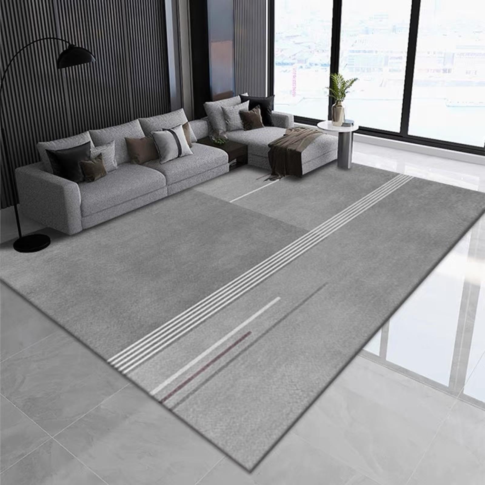 Tapis de salon flanelle doux anti-froid pour canapé et table basse
