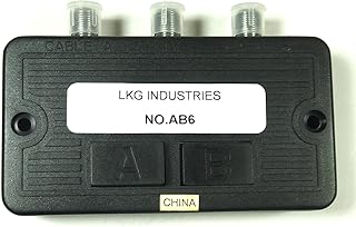 Philmore Deluxe High Isolation 2-Way Coaxial A/B Switch Fully Shielded with Zinc Die Cast Inner Case