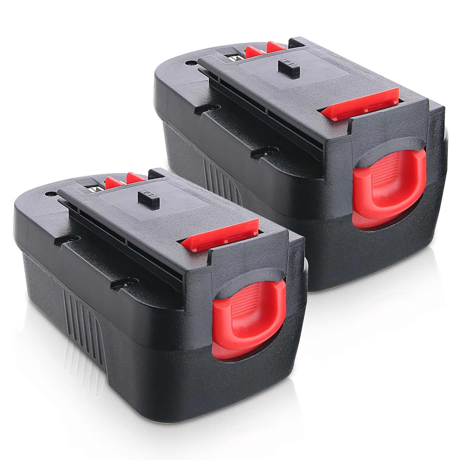 2 Pack 18V 4.8Ah HPB18 Replacement for Black and Decker 18V Battery Compatible with Black and Decker Cordless Power Tools FS18BX A18 FS18FL FSB18 FS180BX