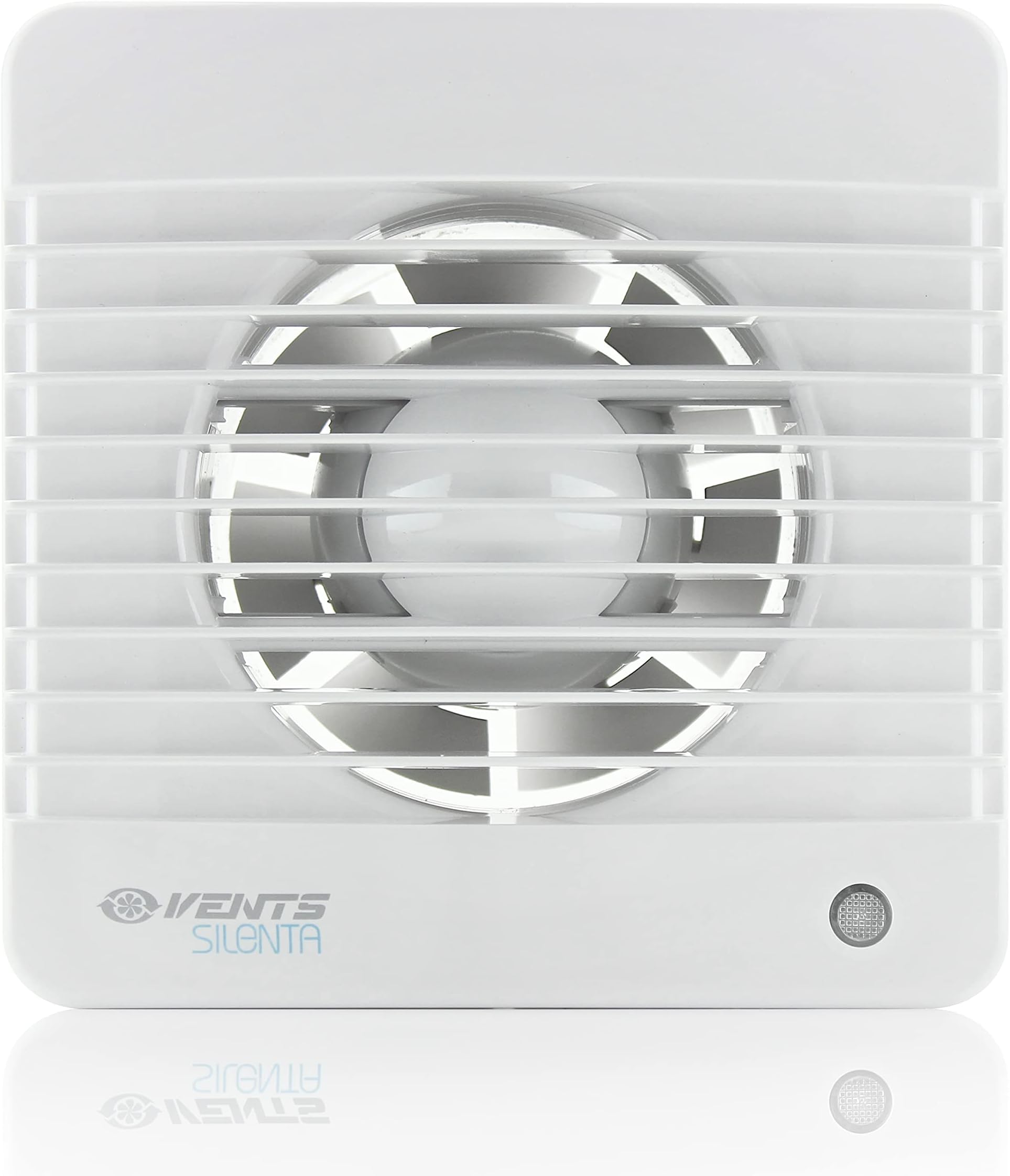 STERR White Extractor Fan Bathroom 100 mm with PIR sensor Inline