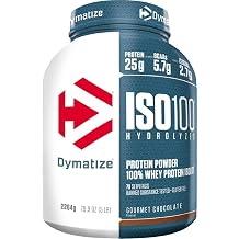 Dymatize ISO 100 Hydrolyzed Gourmet Chocolate 2264g   Whey Protein Hydrolysate + Isolate Powder