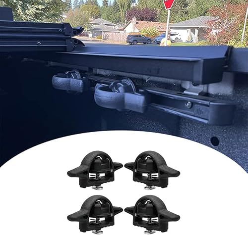 Anclajes de amarre de pared lateral de caja de camioneta para Jeep Gladiator, Toyota Tacoma Tundra 2005-2021, accesorios de camiones (4)