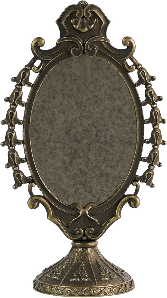 Espejo Vintage NIKKY HOME Ovalado Bronce Antiguo miniatura 6