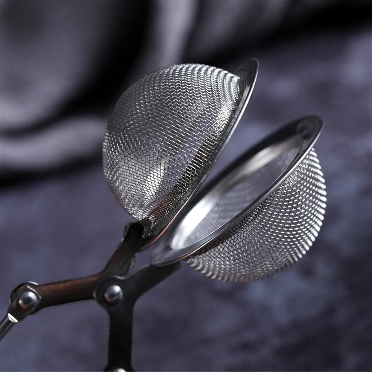 Tea Filters Stainless Steel Tea Maker Ball mesh Filter Tea Ware Coffee Vanilla Spice Filter Diffuser Handle Tea Ball